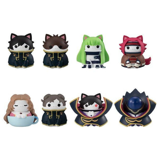 MegaHouse MEGA CAT PROJECT Code Geass: Lelouch of the Rebellion Code Geass Nyas (Set of 8) (Figure) (Code Geass)