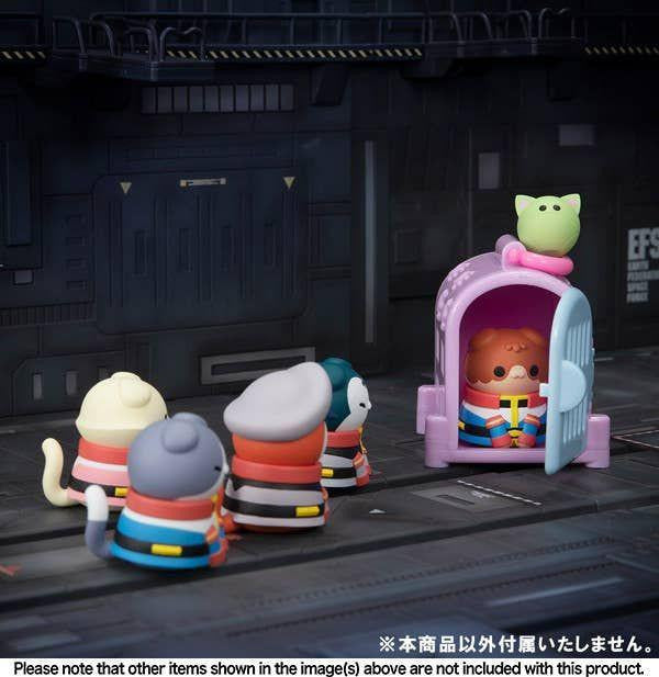 MegaHouse Mega Cat Project Mobile Suit Gundam 'Mobile Suit Nyandam' E.F.S.F. Nya! (Set of 8) (Figure) (Mobile Suit Gundam)