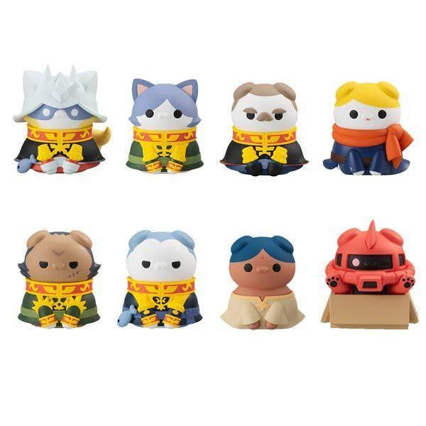 MegaHouse Mega Cat Project Mobile Suit Gundam 'Mobile Suit Nyandam' Zeon Nya! (Set of 8) (Figure) (Mobile Suit Gundam)