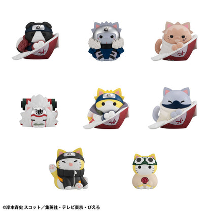 MegaHouse Mega Cat Project Naruto: Shippuden 'Nyaruto! Master and Disciple, Bonds Ver.' (Set of 8) (Figure) (Naruto)