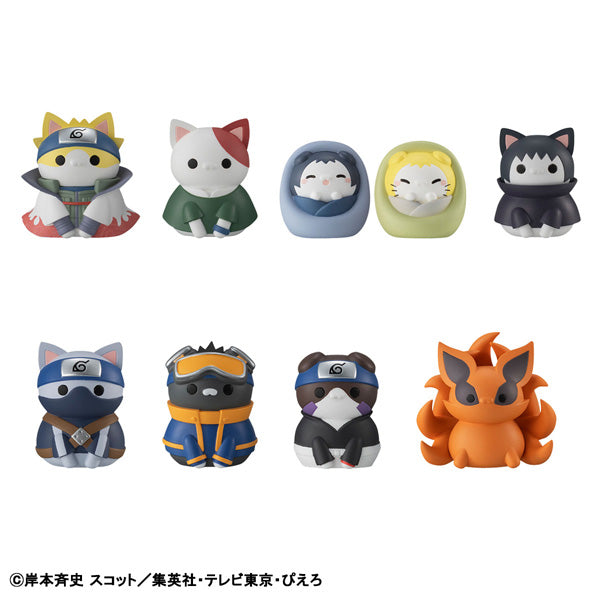 MegaHouse Mega Cat Project Naruto: Shippuden 'Nyaruto! Sukoshi Mukashi no Konohagakure no Sato Dattebayo!' (Set of 8) (Figure) (Naruto)