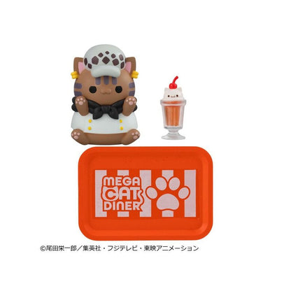 MegaHouse MEGA CAT PROJECT One Piece Nyan Piece Nya-n! DINER! (Set of 6) (Figure) (One Piece)