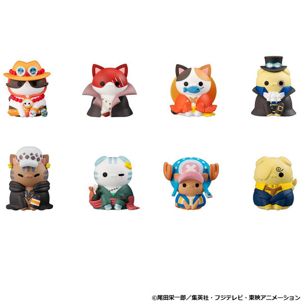 MegaHouse Mega Cat Project One Piece 'Nyan Piece Nyaaan! Kaizokuoh ni Ore wa Narunyan!' (Set of 8) (Figure) (One Piece)