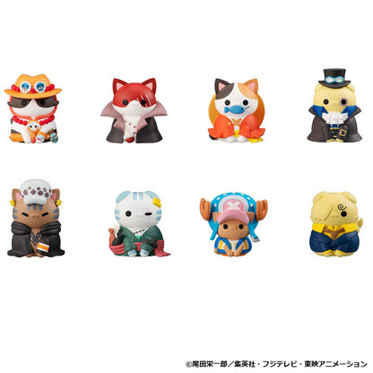 MegaHouse Mega Cat Project One Piece 'Nyan Piece Nyaaan! Kaizokuoh ni Ore wa Narunyan!' (Set of 8) (Figure) (One Piece)