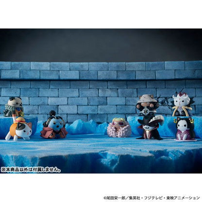 MegaHouse Mega Cat Project One Piece 'Nyan Piece Nyaaan! Luffy and Seven Warlords of the Sea' (Set of 8) (Figure) (One Piece)