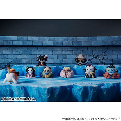 MegaHouse Mega Cat Project One Piece 'Nyan Piece Nyaaan! Luffy and Seven Warlords of the Sea' (Set of 8) (Figure) (One Piece)