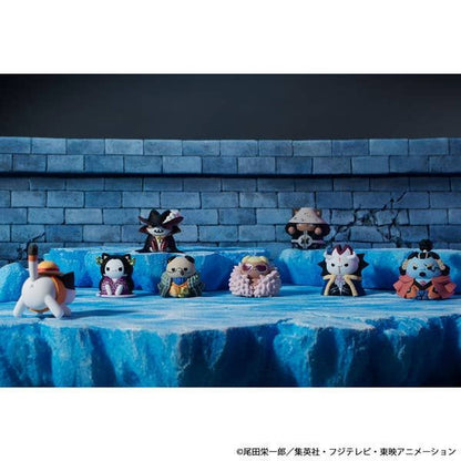 MegaHouse Mega Cat Project One Piece 'Nyan Piece Nyaaan! Luffy and Seven Warlords of the Sea' (Set of 8) (Figure) (One Piece)