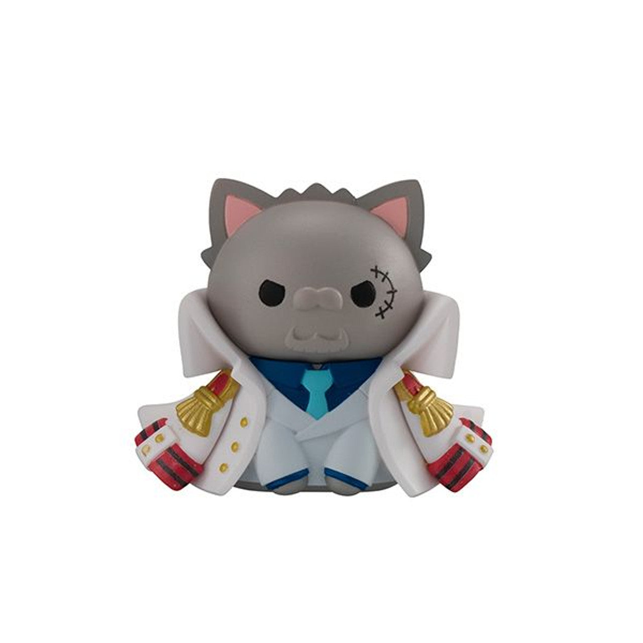 MegaHouse Mega Cat Project One Piece `Nyanpiece Nya-n!` Luffy vs Marine (Set of 8) (One Piece)