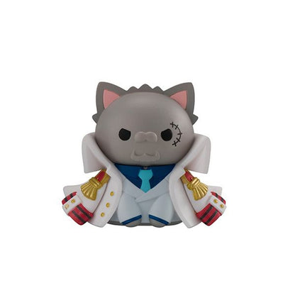MegaHouse Mega Cat Project One Piece `Nyanpiece Nya-n!` Luffy vs Marine (Set of 8) (One Piece)