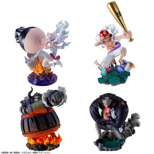 MegaHouse Puchirama Series LOGBOX RE BIRTH Egghead Arc 02 (Set of 4) (Figure) (One Piece)