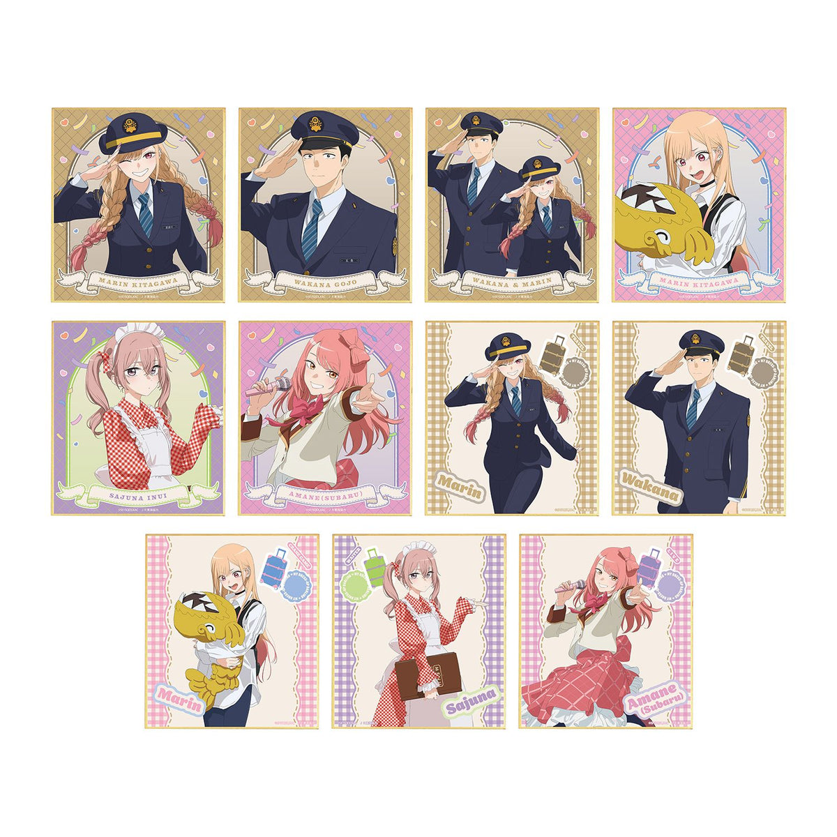 My Dress-Up Darling Season 2 Original Illustration Travel ver. Trading Mini Shikishi - arma bianca
