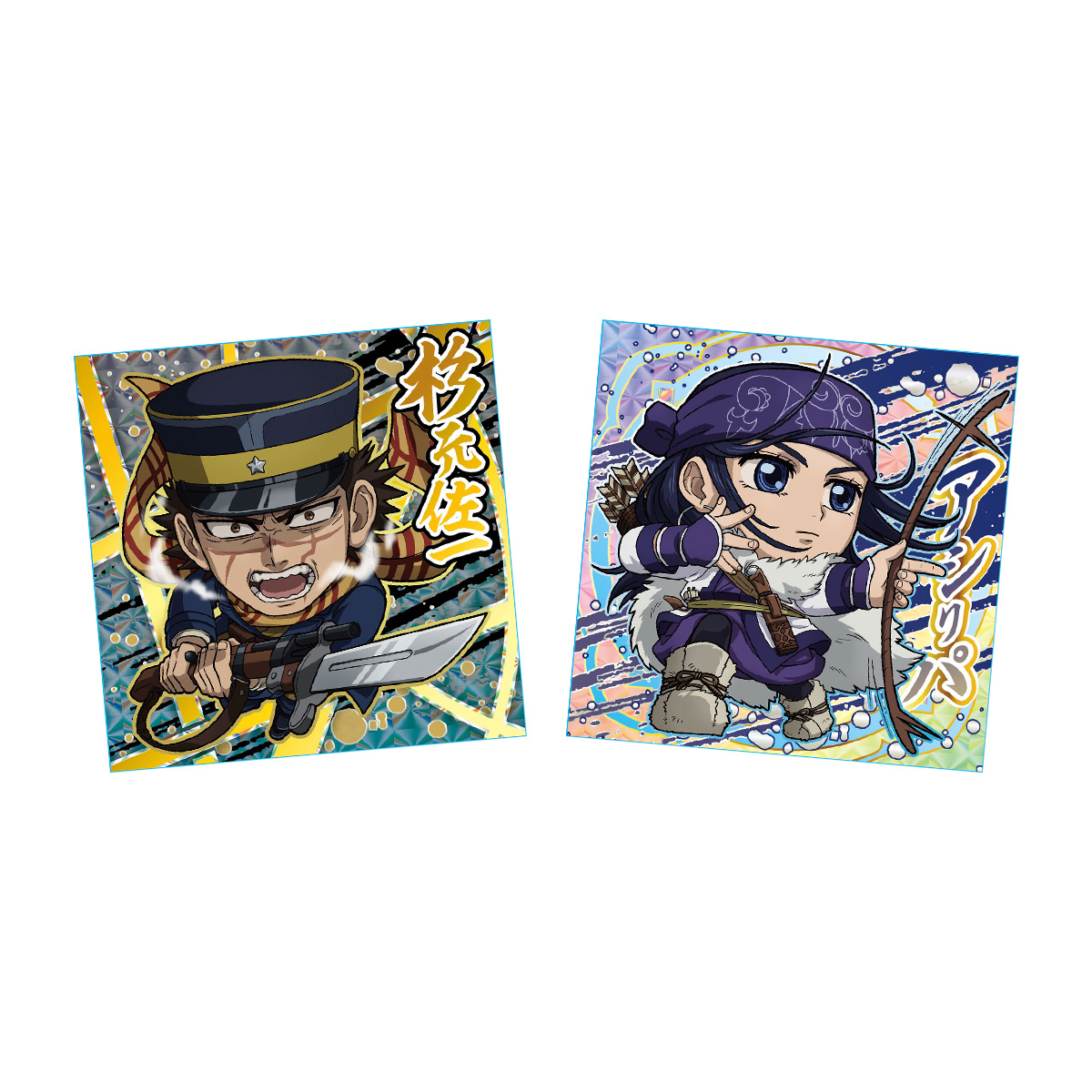 Niformation Golden Kamuy Gold Nugget Scramble Seal Wafer