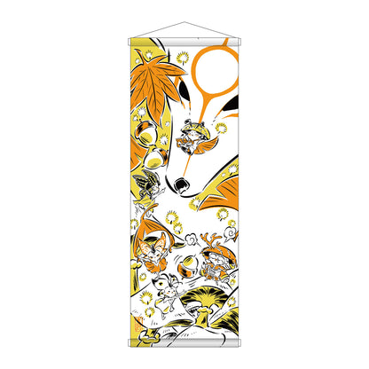 Okami 20th Anniversary Reprint Art Wall Scroll Autumn - Capcom