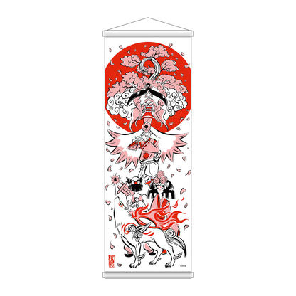 Okami 20th Anniversary Reprint Art Wall Scroll Spring - Capcom