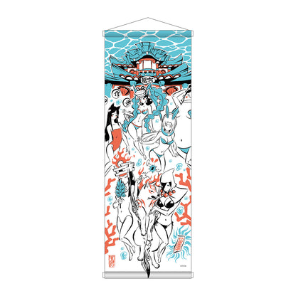 Okami 20th Anniversary Reprint Art Wall Scroll Summer - Capcom