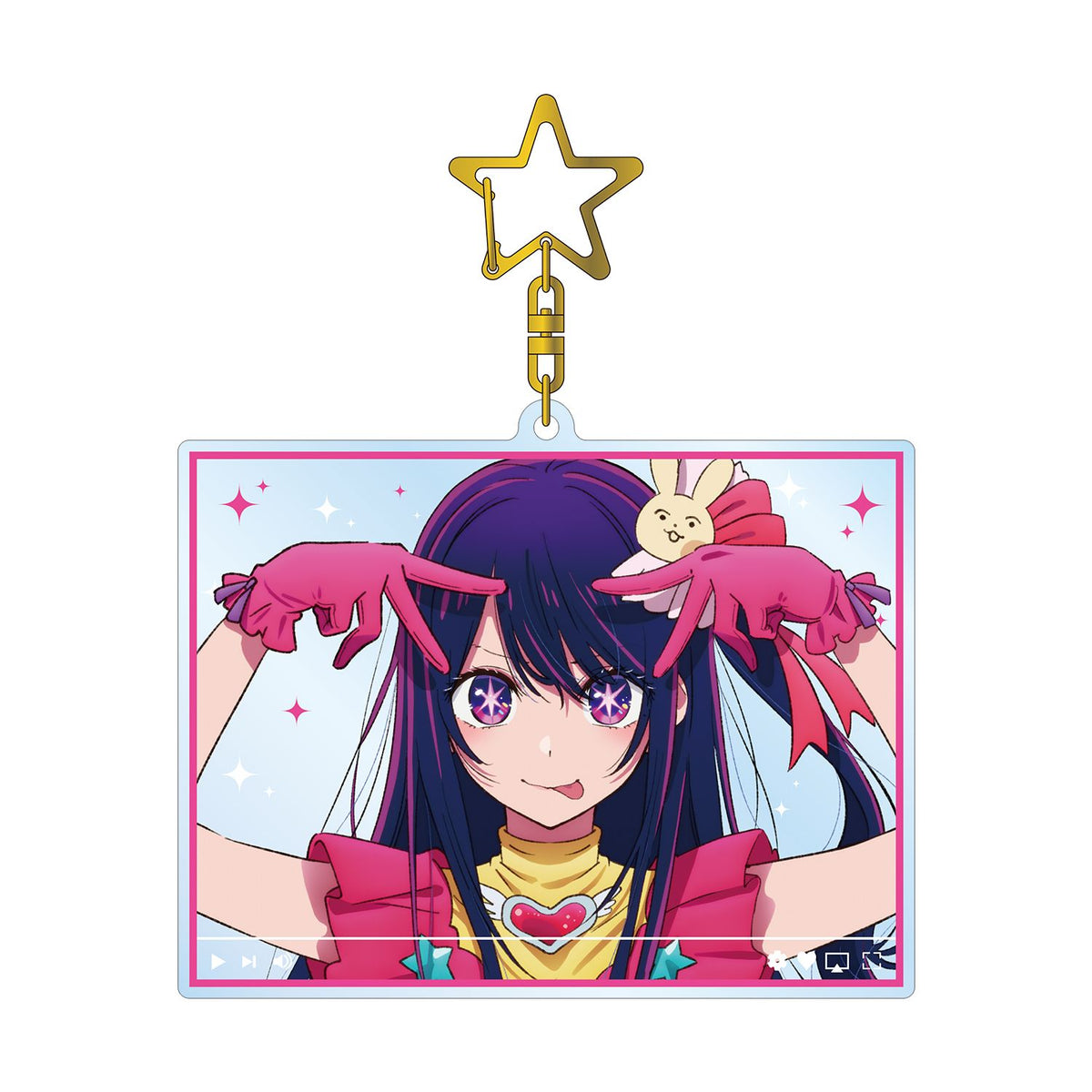 [Oshi No Ko] Streaming Style BIG Acrylic Key Holder Ai Hoshino - arma bianca