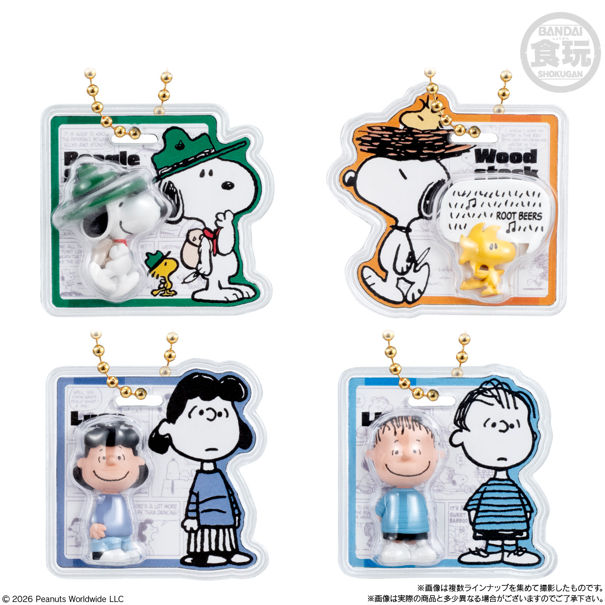 PEANUTS -SNOOPY- Package Charm & Choco Bolo (SNOOPY) - BANDAI Candy