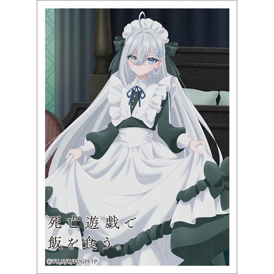 Playing Death Games to Put Food on the Table Original Illustration Ghost House Card Sleeves Yuki - Key-th