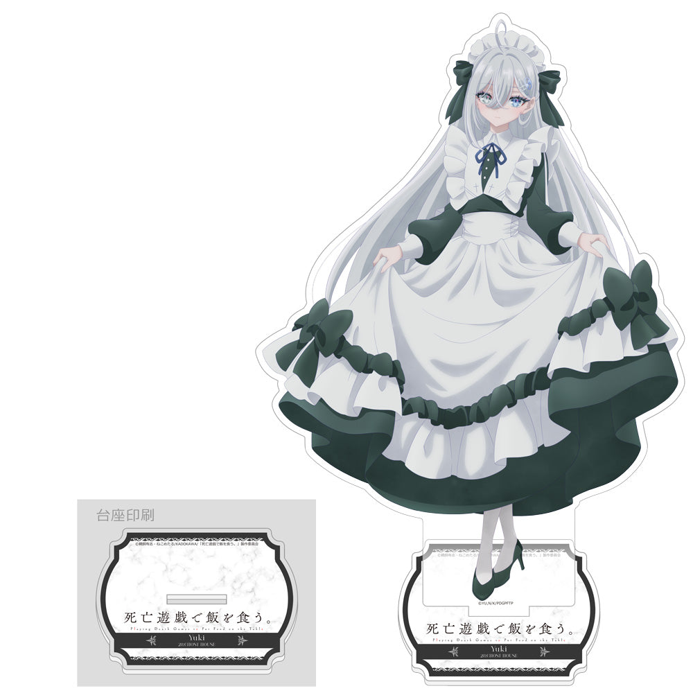 Playing Death Games to Put Food on the Table Original Illustration Ghost House Extra-Large Acrylic Stand Yuki - Key-th