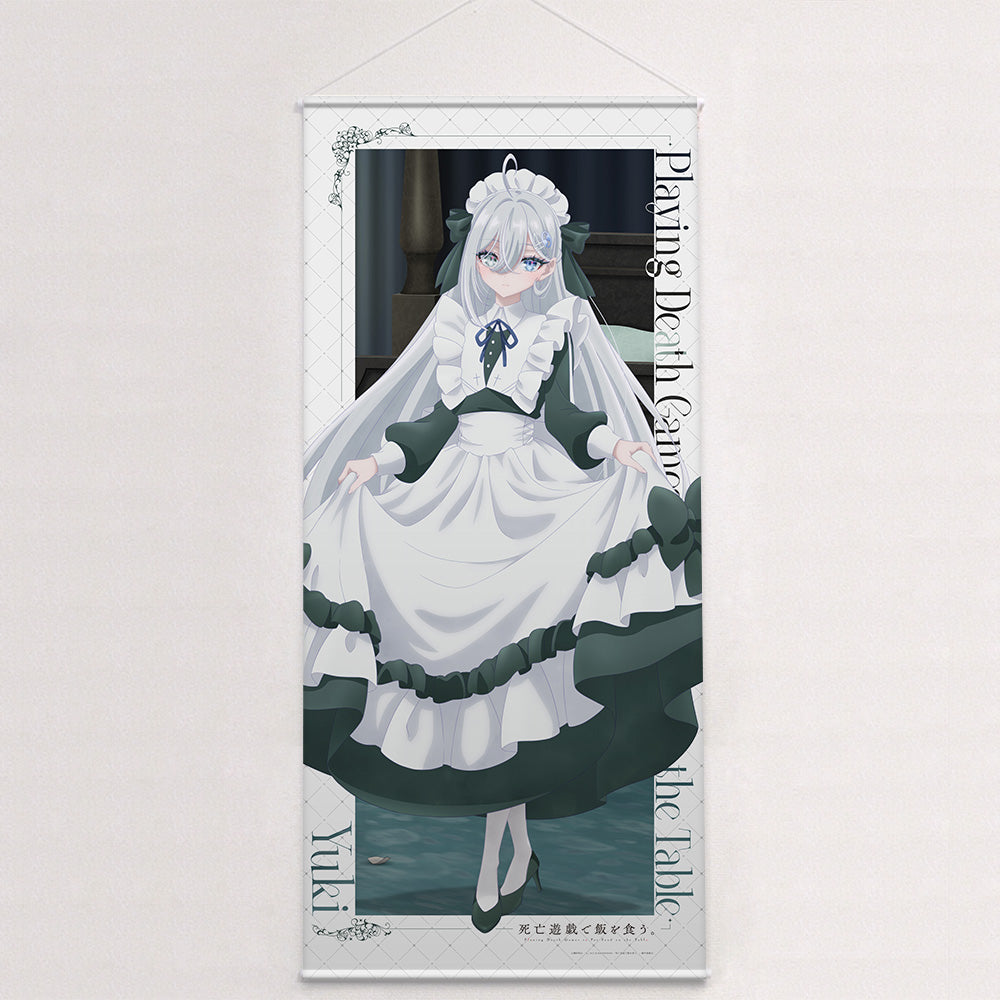 Playing Death Games to Put Food on the Table Original Illustration Ghost House Extra-Large Wall Scroll Yuki - Key-th