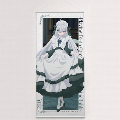 Playing Death Games to Put Food on the Table Original Illustration Ghost House Extra-Large Wall Scroll Yuki - Key-th