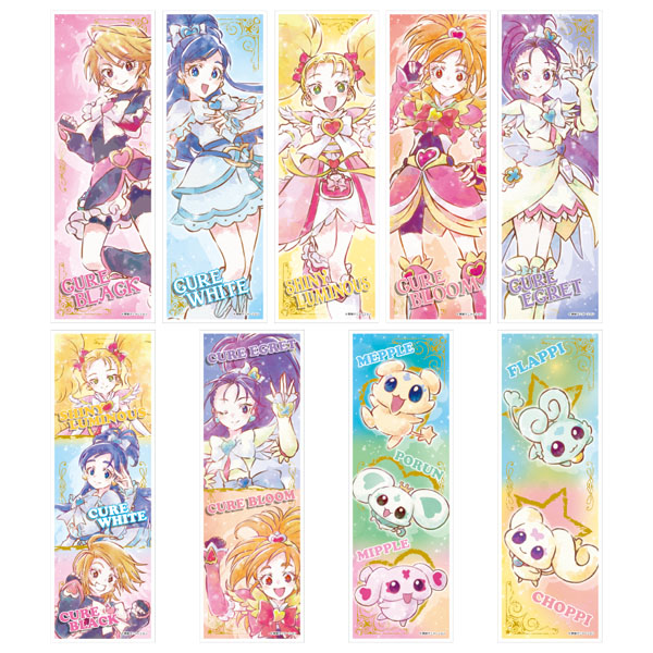 Pretty Cure Chronicle Long Stickers (Pretty Cure) - Ensky