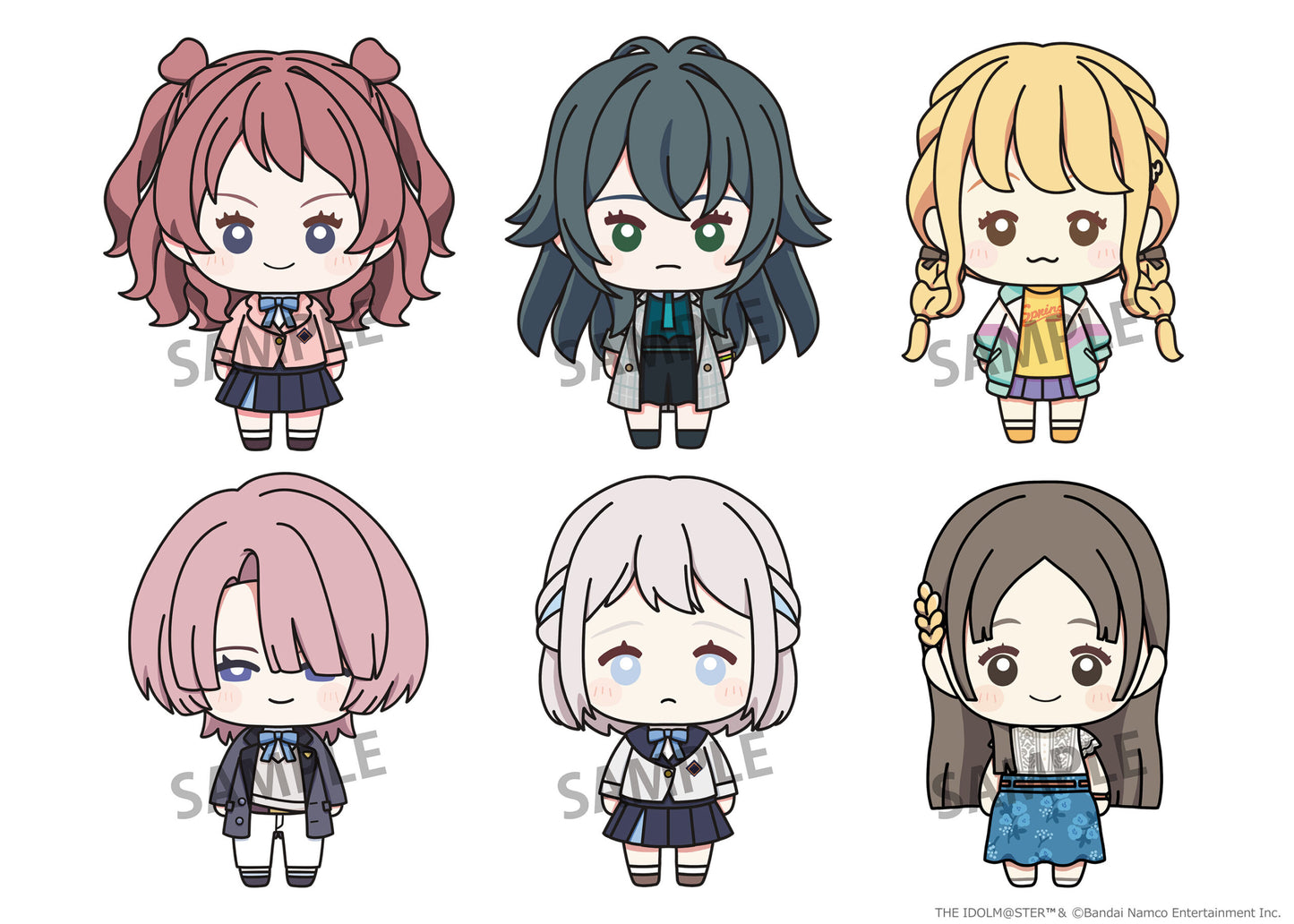 Proof Nyokinto [Gakuen Idolmaster] Mascot Figure Vol.1 (Set of 6) (The Idolm@ster)