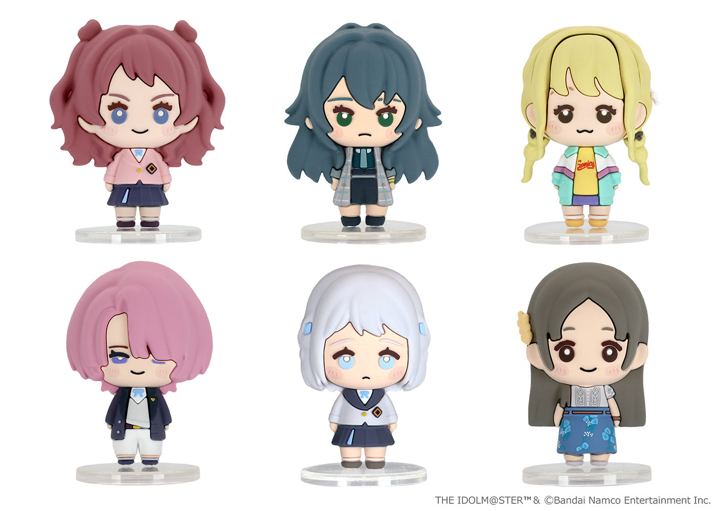 Proof Nyokinto [Gakuen Idolmaster] Mascot Figure Vol.1 (Set of 6) (The Idolm@ster)