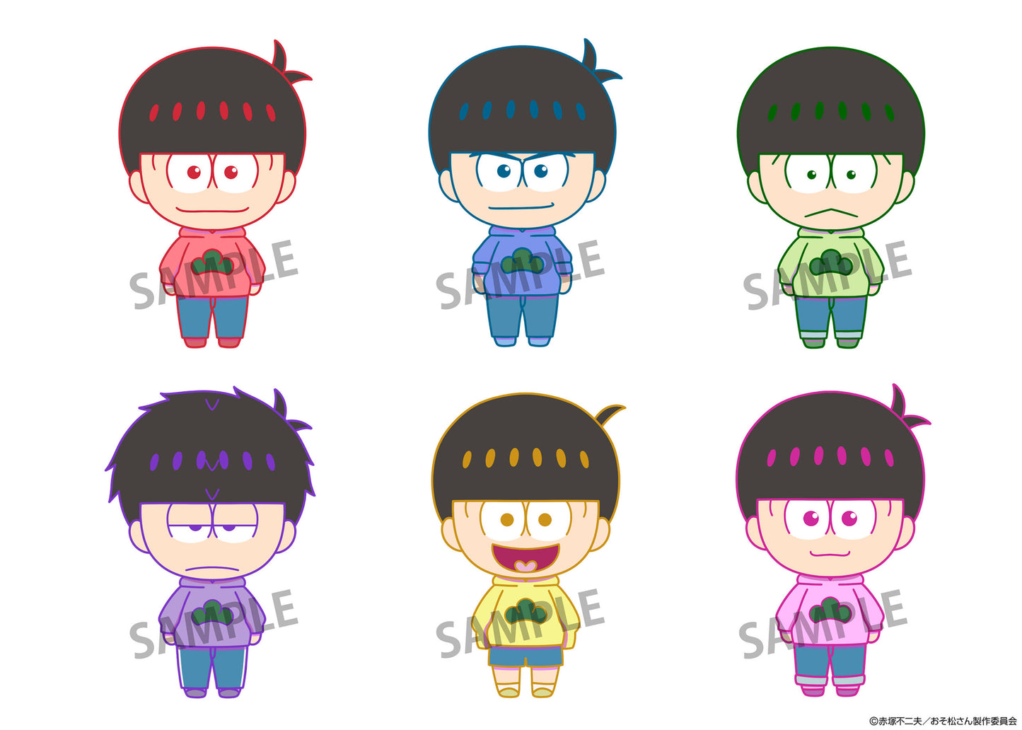 Proof Nyokinto [Osomatsu-san] Mascot Figure (Set of 6) (Figure) (Osomatsu-san)