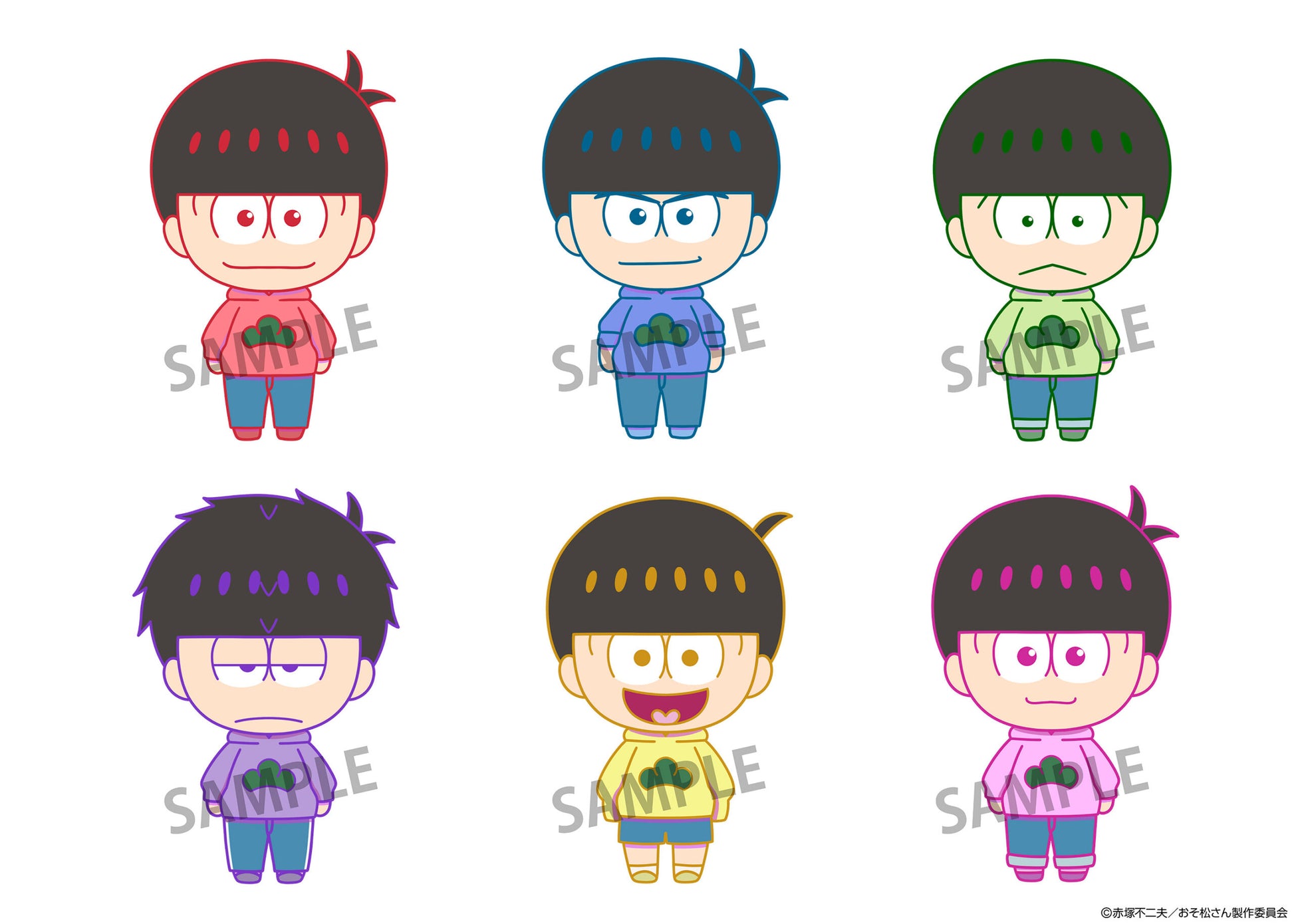 Proof Nyokinto [Osomatsu-san] Mascot Figure (Set of 6) (Figure) (Osomatsu-san)