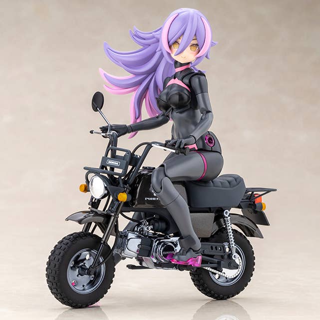 PUNI MOFU RACING LANG with Honda Z50J Gorilla (Plastic model) - Kotobukiya