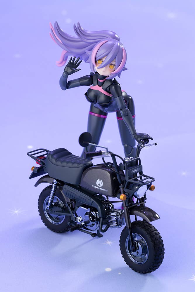 PUNI MOFU RACING LANG with Honda Z50J Gorilla (Plastic model) - Kotobukiya