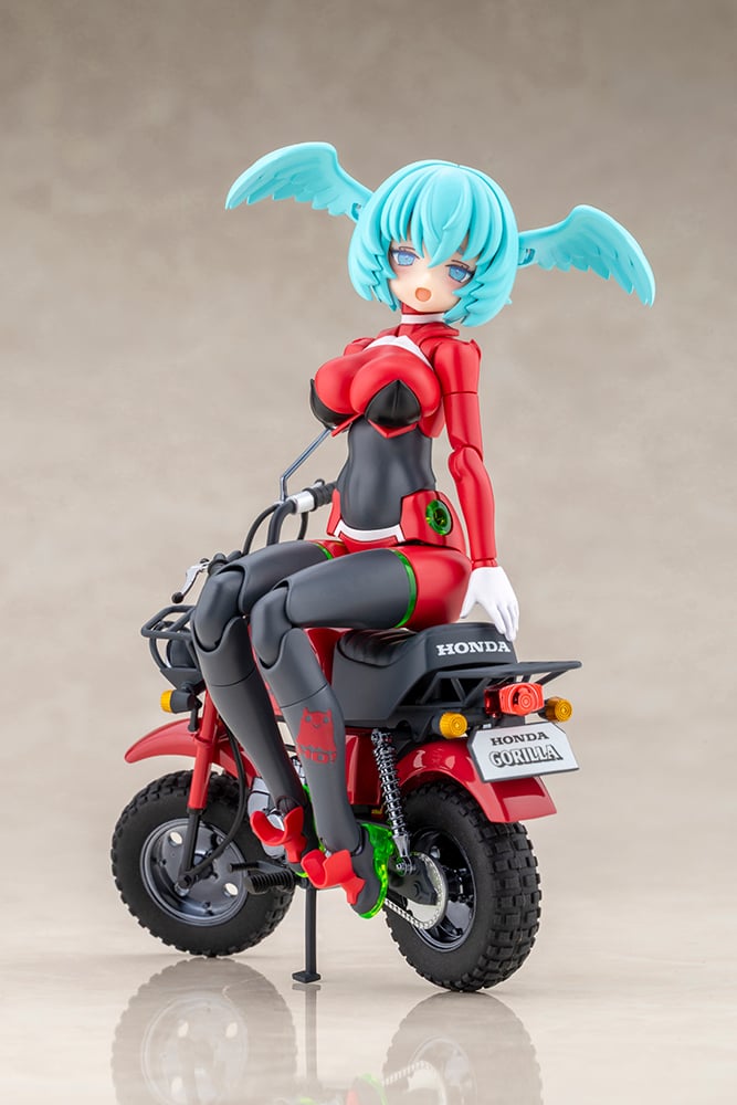 PUNI MOFU RACING XIAO with Honda Z50J Gorilla (Plastic model) - Kotobukiya