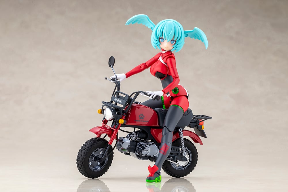 PUNI MOFU RACING XIAO with Honda Z50J Gorilla (Plastic model) - Kotobukiya