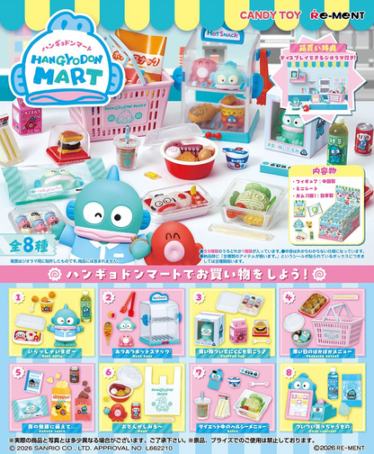 Re-Ment Hangyodon Mart (Sanrio Characters)