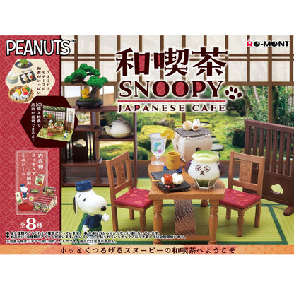 Re-Ment Snoopy Japanese Cafe — Box of 8 (Peanuts)