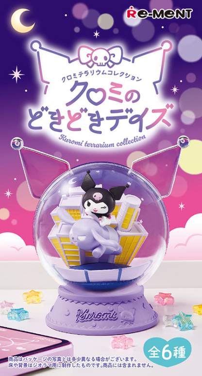 Re-Ment Kuromi Terrarium Collection Kuromi’s Heartbeat Days (Sanrio Characters)