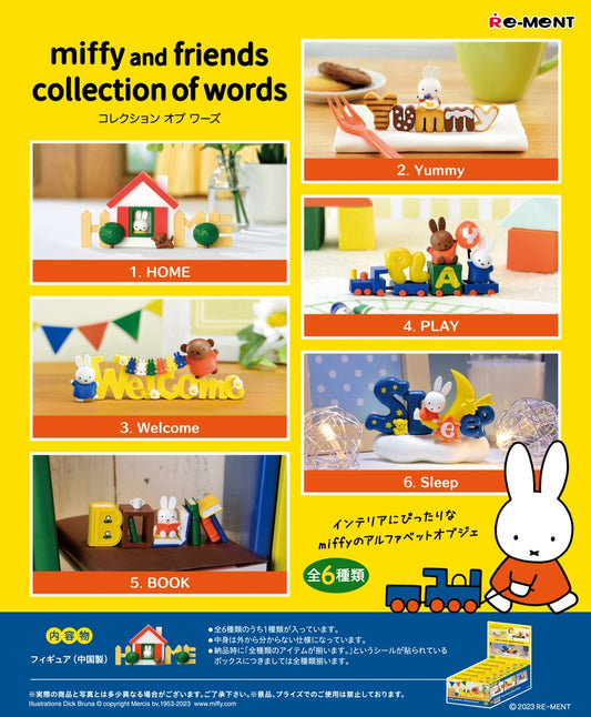 Re-Ment Miffy And Friends Collection Of Words (SNOOPY)