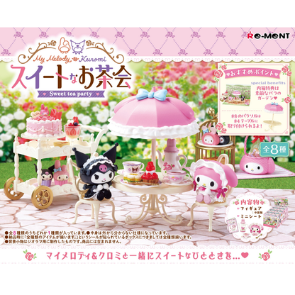 Re-Ment My Melody My Melody Kuromi Sweet Tea Party (Set of 8) (Anime Toy) (My Melody)