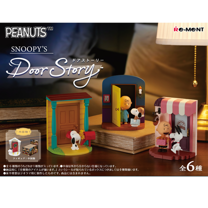 Re-Ment Peanuts Snoopy`s Door Story (Set of 6) (Anime Toy) (Peanuts)