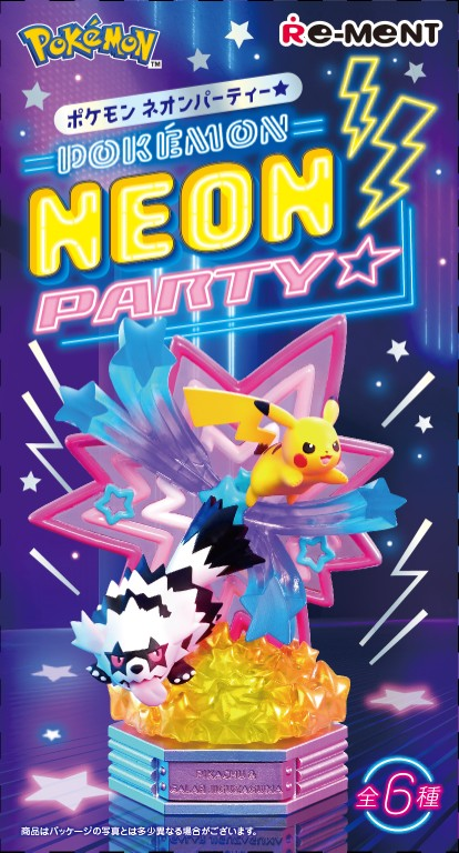 Re-Ment POKEMON NEON PARTY (reissue) (Pokémon)