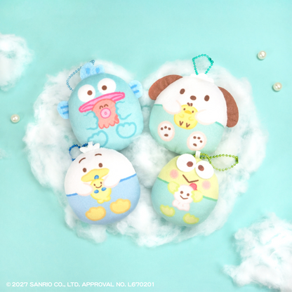 Sanrio Characters Funyumaru Cushion Keychain - F-TOYS
