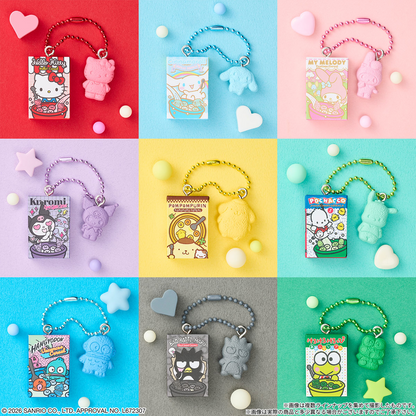 Sanrio Characters Serial Charm & Chocolate Flakes (Sanrio Characters) - BANDAI Candy