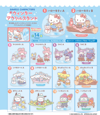 Sanrio Characters Winter Acrylic Stand - F-TOYS