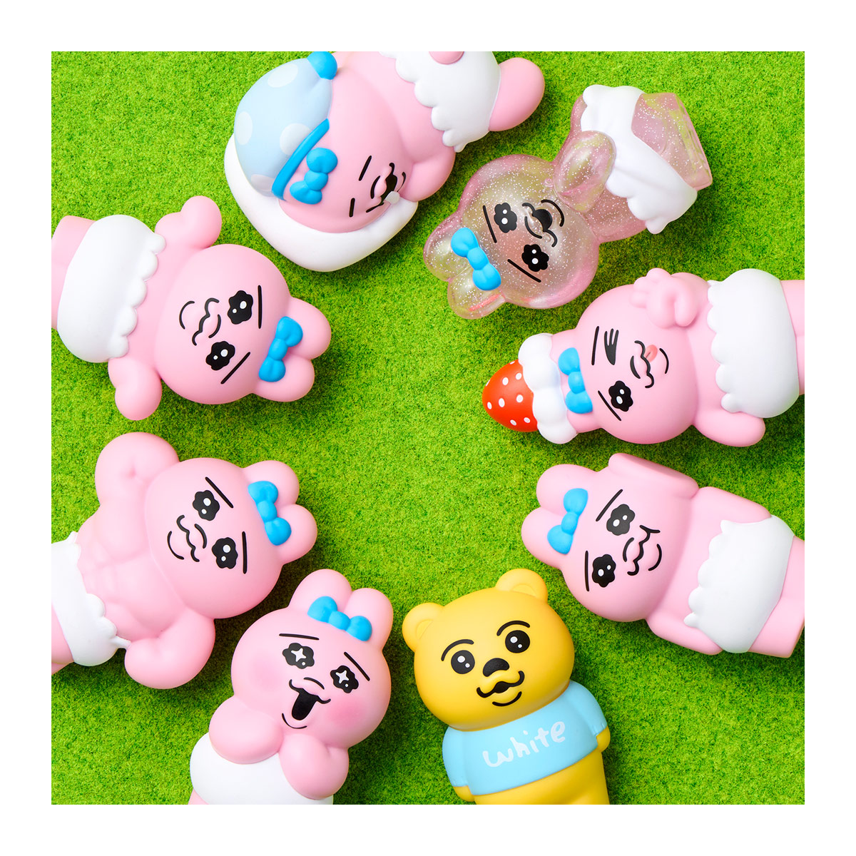 Sofubi Friends Opantsu Rabbit Friends 3 - BANDAI Candy