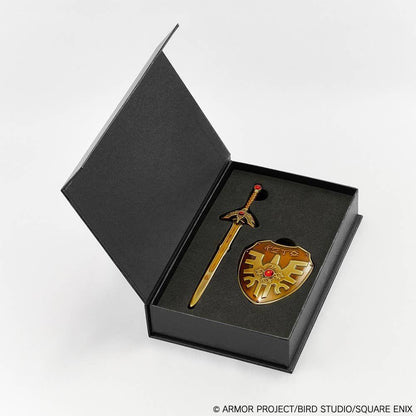 Square Enix Dragon Quest Metallic Items Gallery Special Erdrick`s Sword & Erdrick`s Shield -40th Anniversary Memory Ver. - (Completed) (Dragon Quest)