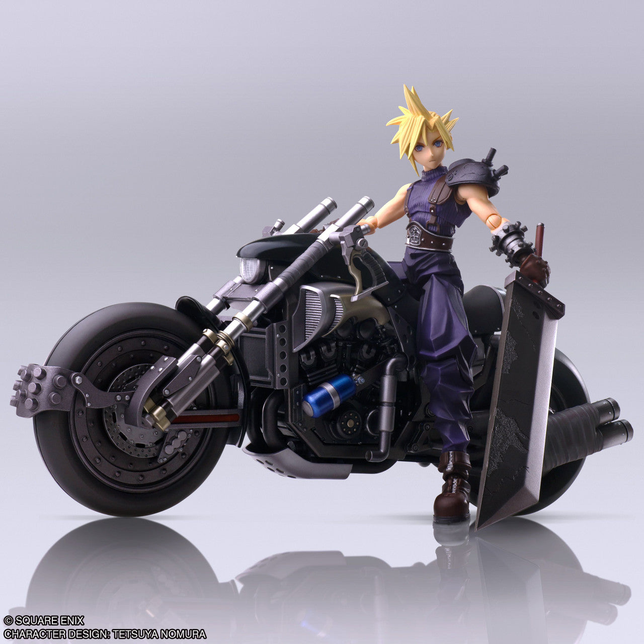 Square Enix Final Fantasy VII Bring Arts Cloud Strife & Hardy-Daytona (Completed) (Final Fantasy)