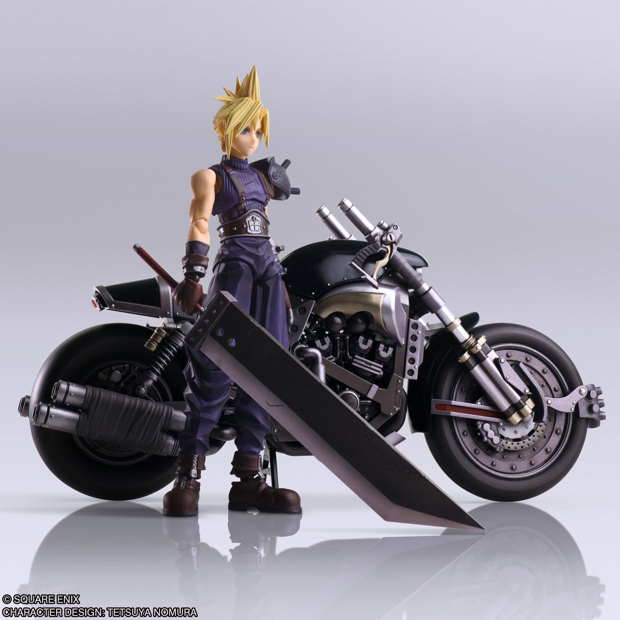 Square Enix Final Fantasy VII Bring Arts Cloud Strife & Hardy-Daytona (Completed) (Final Fantasy)