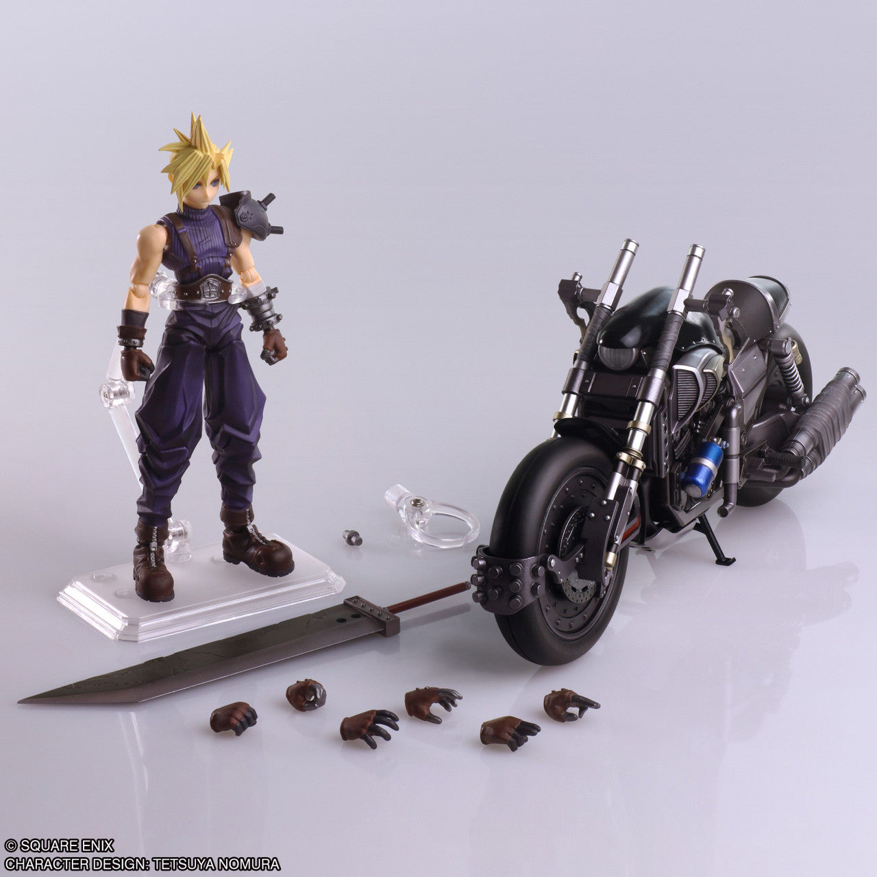 Square Enix Final Fantasy VII Bring Arts Cloud Strife & Hardy-Daytona (Completed) (Final Fantasy)