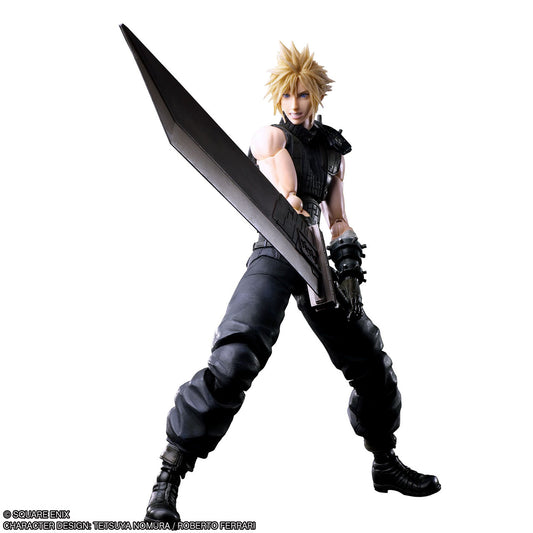 Square Enix Final Fantasy VII Rebirth Play Arts Kai [Cloud Strife] (Completed) (Final Fantasy)